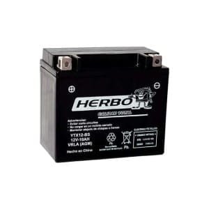 HERBO YTX12-BS (AGM) 12V 10AH Libre Mantenimiento